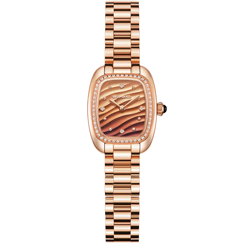 Time for Her Series | Mocha Retro | Quartz Movement | Square | 30mm Sea-Gull