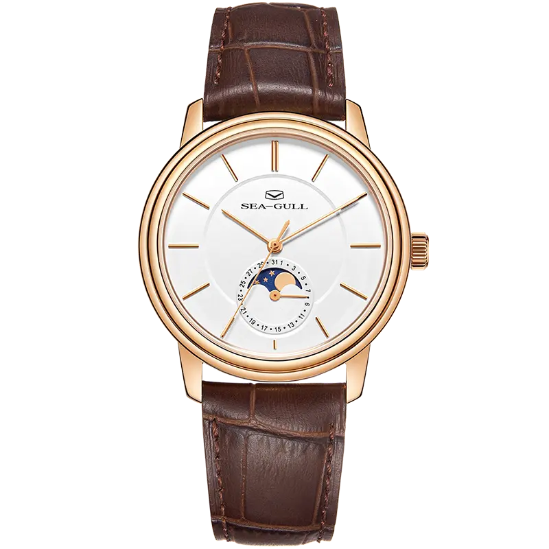 Moon Phase | Sub-dial | Business | Ultra-thin | 38mm Sea-Gull