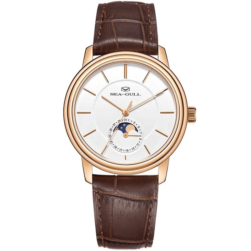 Moon Phase | Sub-dial | Business | Ultra-thin | 38mm - Sea-Gull Watch Official Store