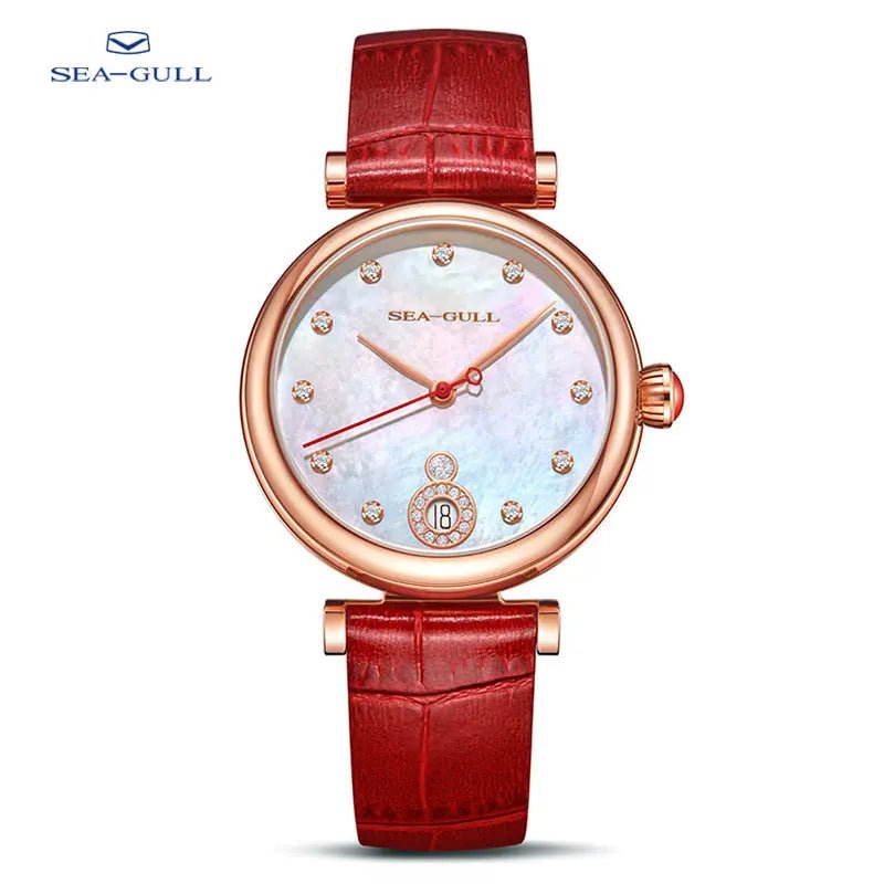 Mode | Cadran en nacre Color-Glow | Calendrier | 34 mm Sea-Gull