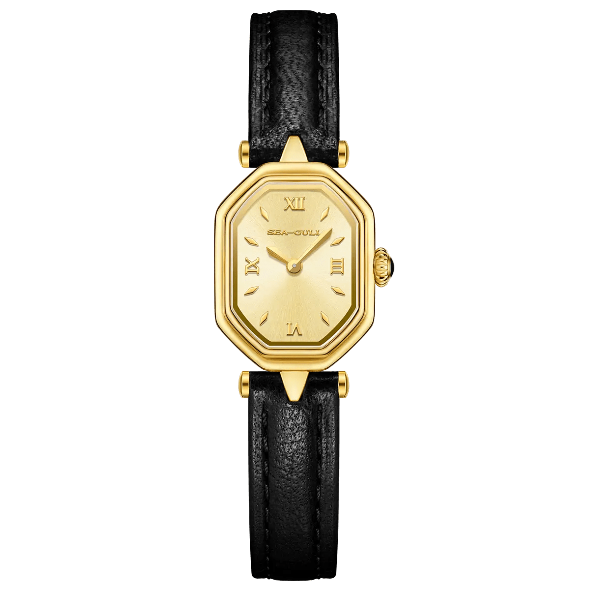 Octagonal | Slim | Quartz Movement | Mother-of-pearl dial | 24mm - Sea-Gull Watch Official Store