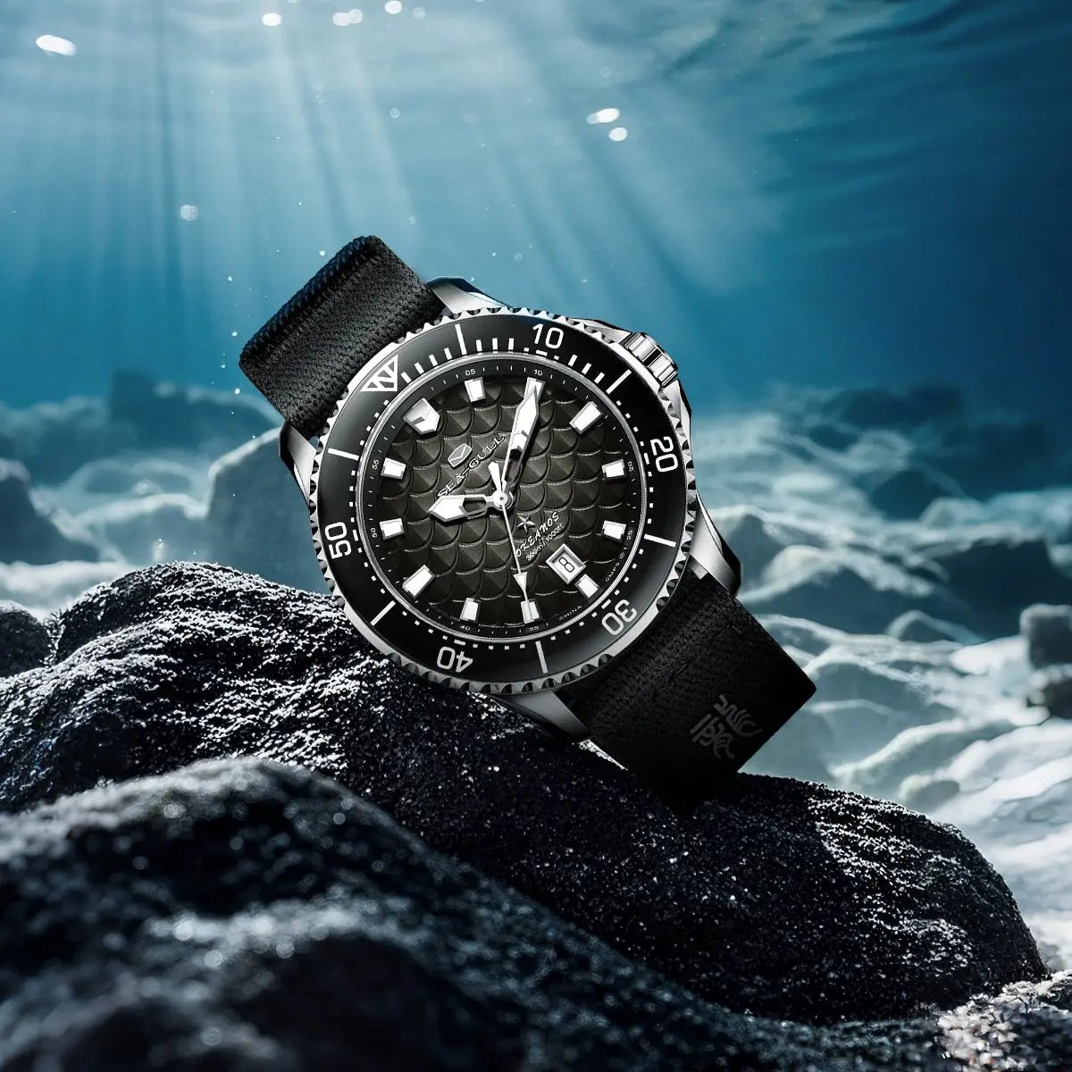 Ocean Series | Dragon Kings of the Four Seas | Dive | Dual Strap | 44mm - Sea-Gull Watch Official Store