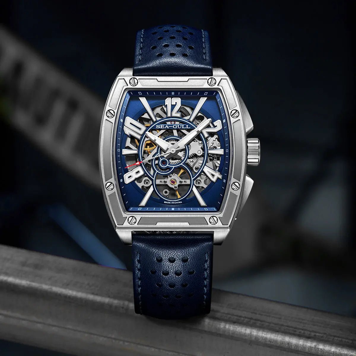 Serie Street Overlord | Tonneau | Scheletrato completo | 42mm Sea-Gull