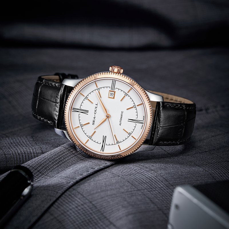 Ultra-Thin | Business | Calendar | Dress Watch | 41mm Sea-Gull