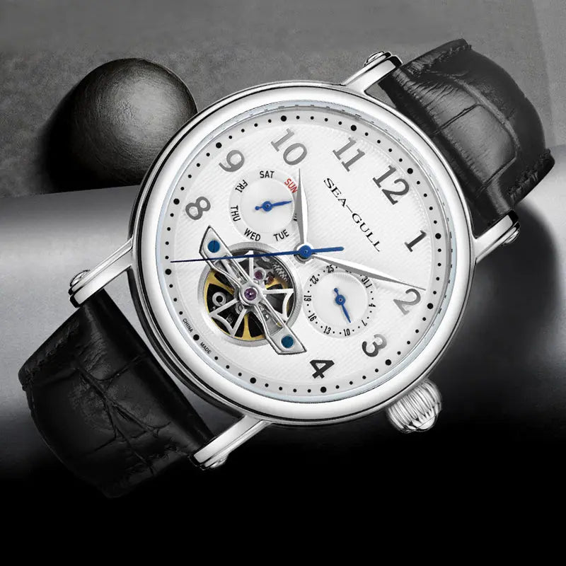 Skeleton | Flywheel | Complete Calendar | 42mm Sea-Gull