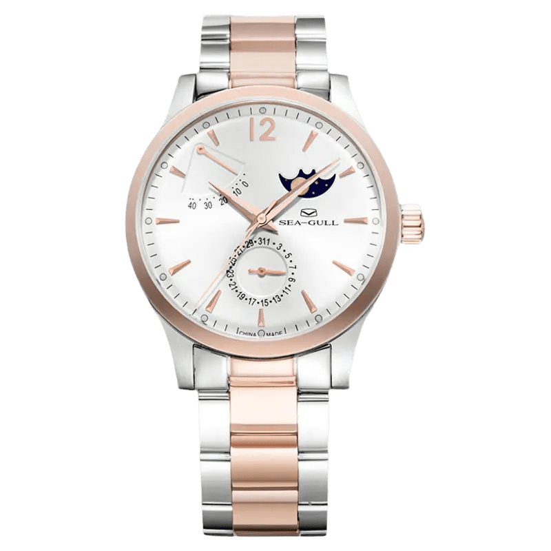 Moon Phase | Energy Indicator | Calendar | 41mm - Sea-Gull Watch Official Store