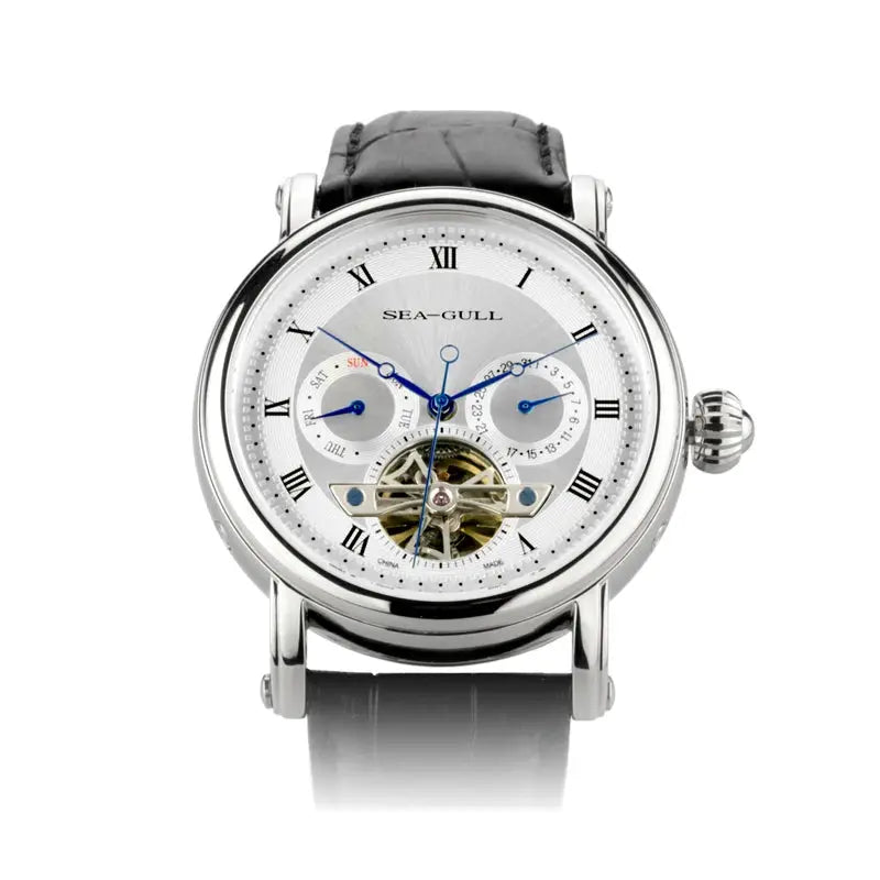 Flywheel | Calendar | Roman Numeral | 42mm Sea-Gull