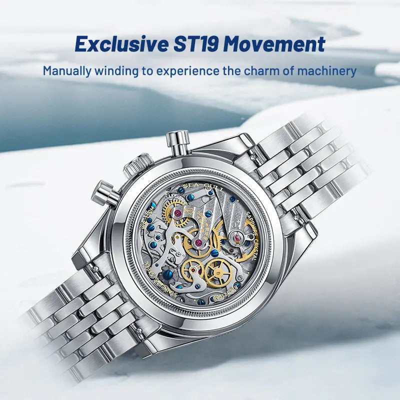 1984 Antarctic Expedition | Vintage | 150M Waterproof | Chronograph | 40mm Sea-Gull