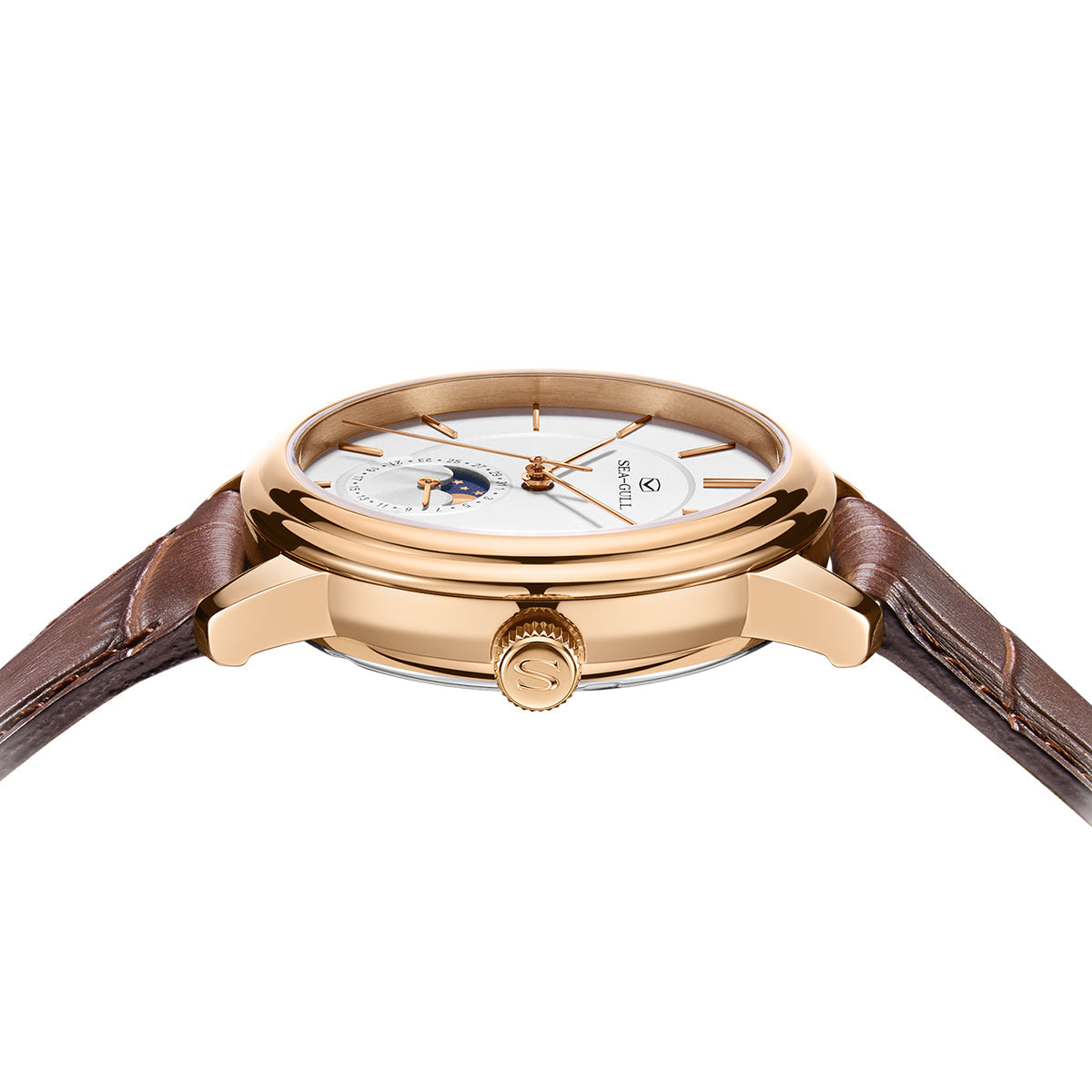 Moon Phase | Sub-dial | Business | Ultra-thin | 38mm Sea-Gull