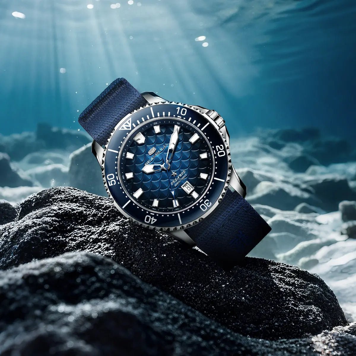 Ocean Series | Dragon Kings of the Four Seas | Dive | Dual Strap | 44mm - Sea-Gull Watch Official Store