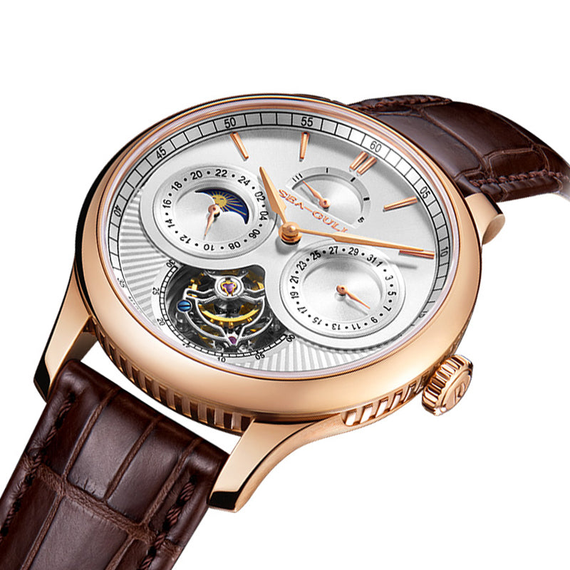 Tourbillon | Moon Phase | Calendar | 41mm Sea-Gull