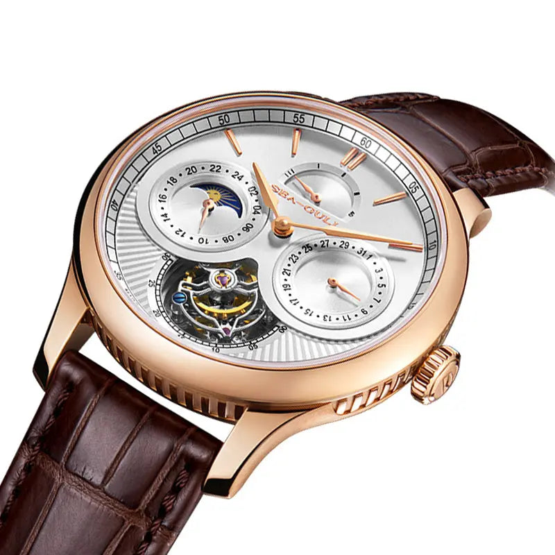 Tourbillon | Moon Phase | Calendar | 41mm Sea-Gull