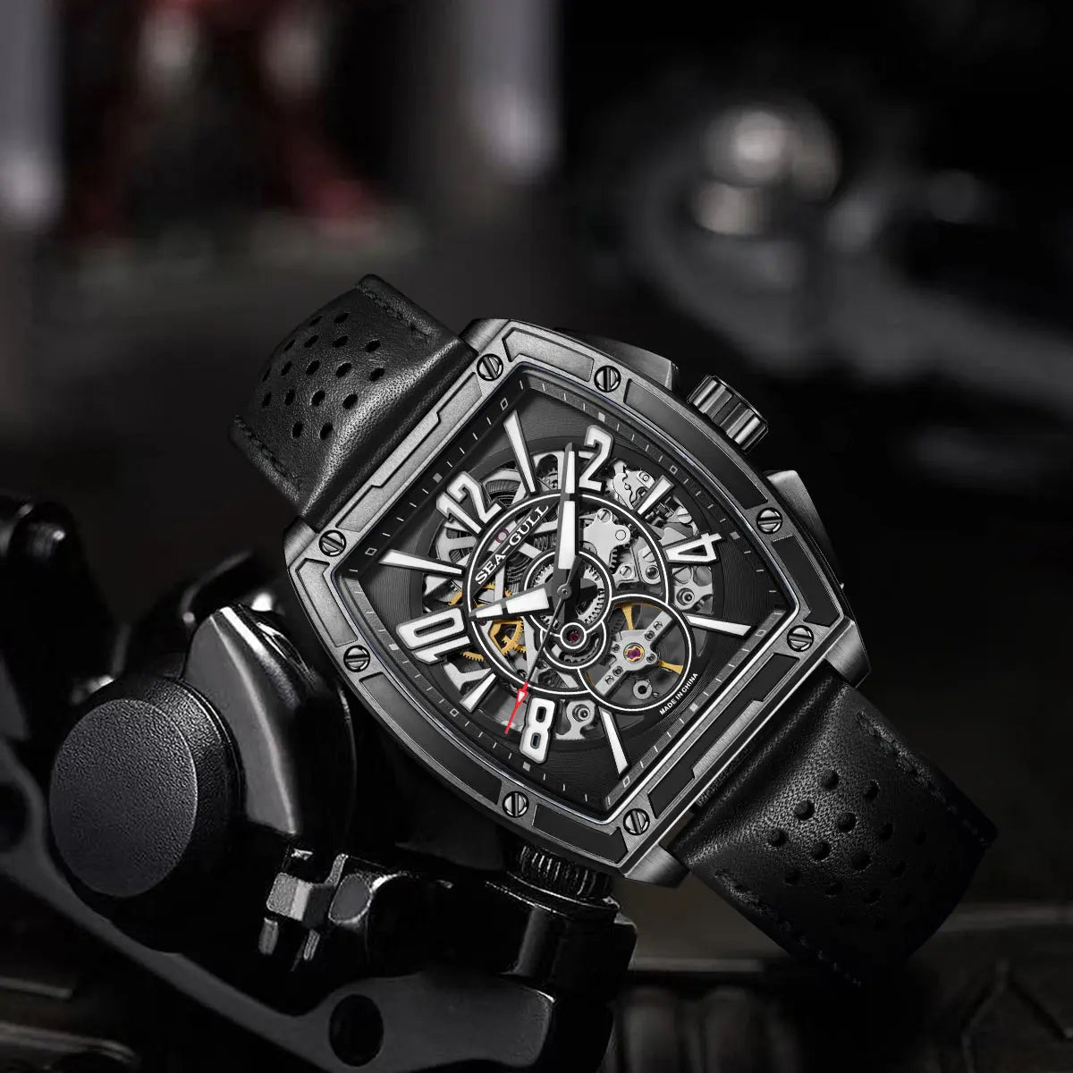 Street Overlord Series | Tonneau | Full Skeleton | 42mm Sea-Gull