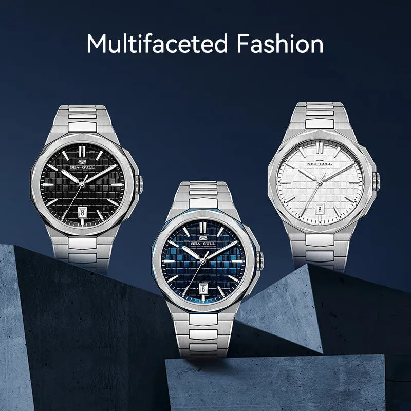 Extraordinary Series | Mat Pattern Design | Calendar | Luminous | Business | 40mm Sea-Gull