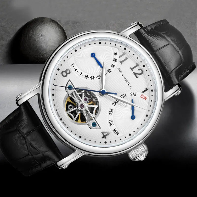 Skeleton | Flywheel | Complete Calendar | 42mm Sea-Gull