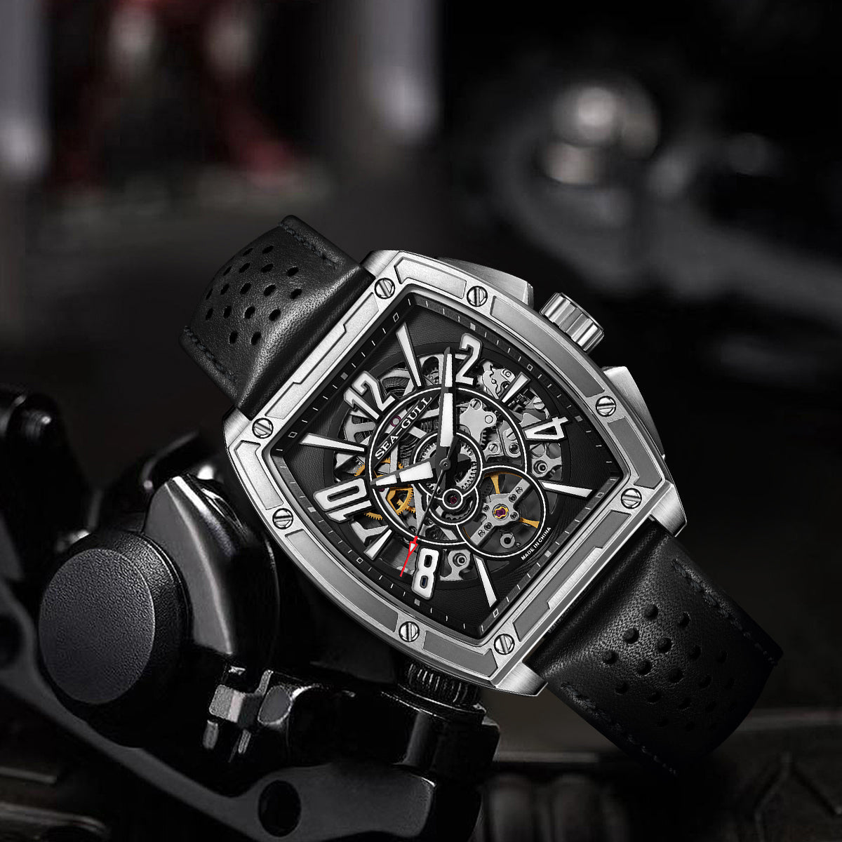 Street Overlord Series | Tonneau | Full Skeleton | 42mm Sea-Gull