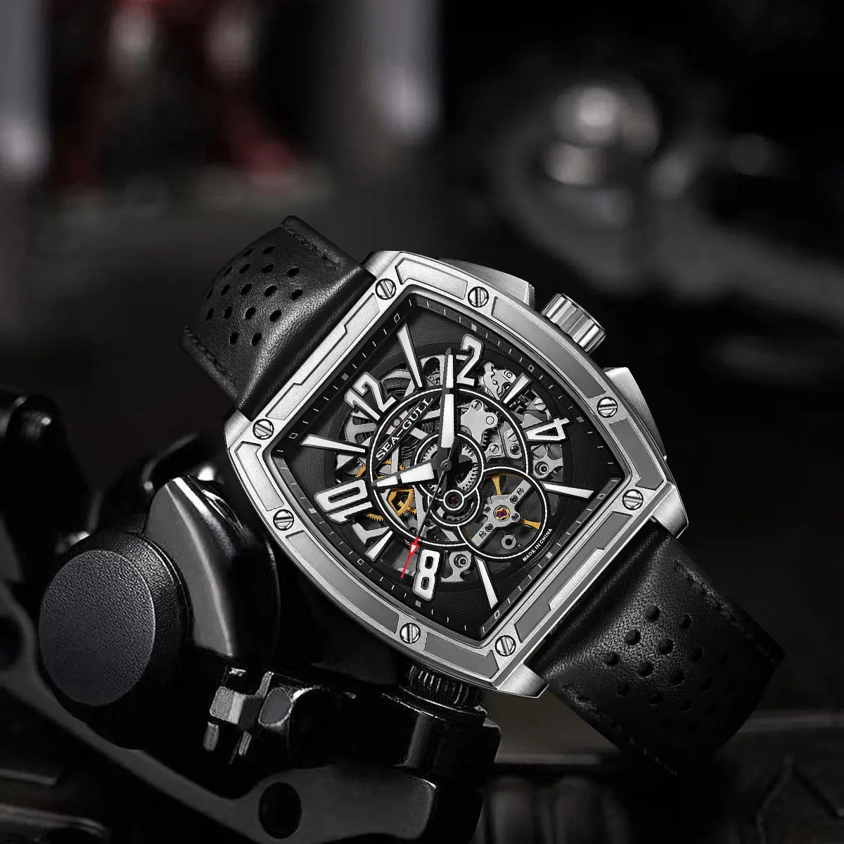 Street Overlord Series | Tonneau | Full Skeleton | 42mm Sea-Gull