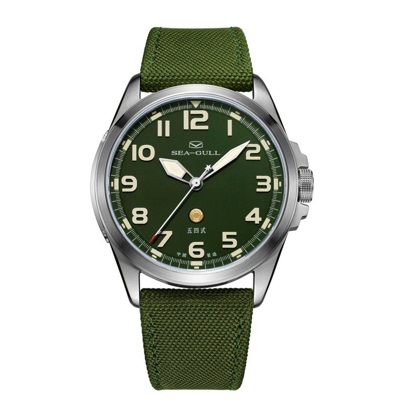 Vintage | Orologio Militare | Luminoso | 100m Impermeabile | Pilota | 43mm