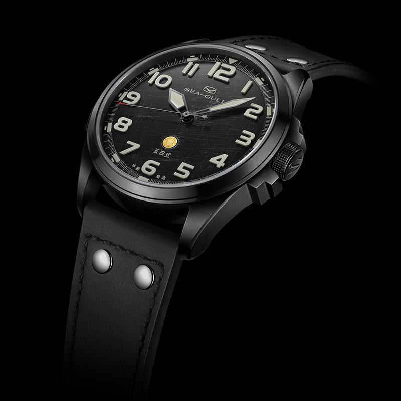 Vintage | Orologio Militare | Luminoso | 100m Impermeabile | Pilota | 43mm