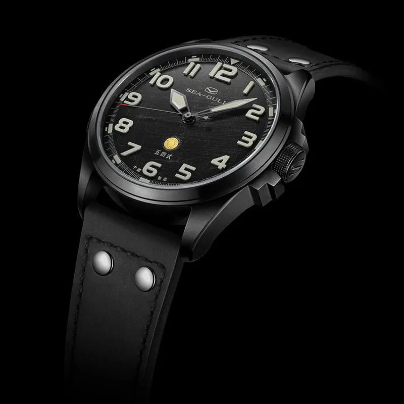 Vintage | Military Watch | Luminous | 100m Waterproof | Pilot | 43mm Sea-Gull