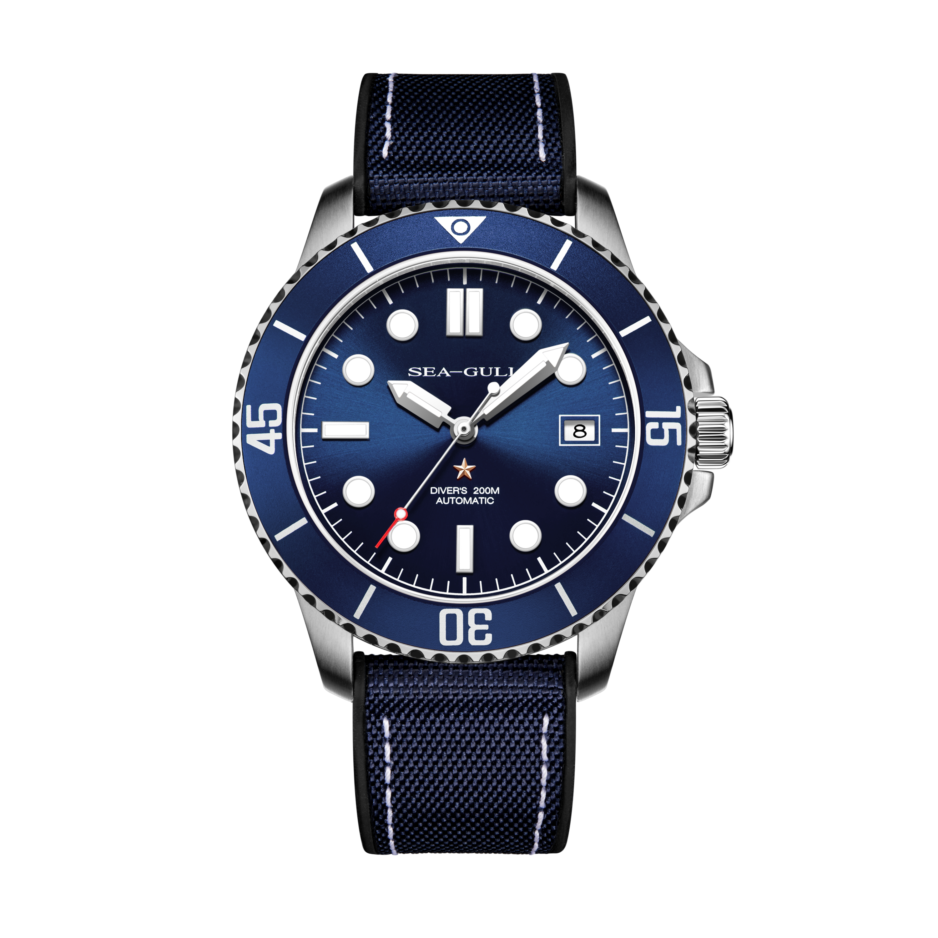 Ocean Series | Entry-level Dive Watch | 200m Waterproof | Calendar | Luminous | 40mm Sea-Gull