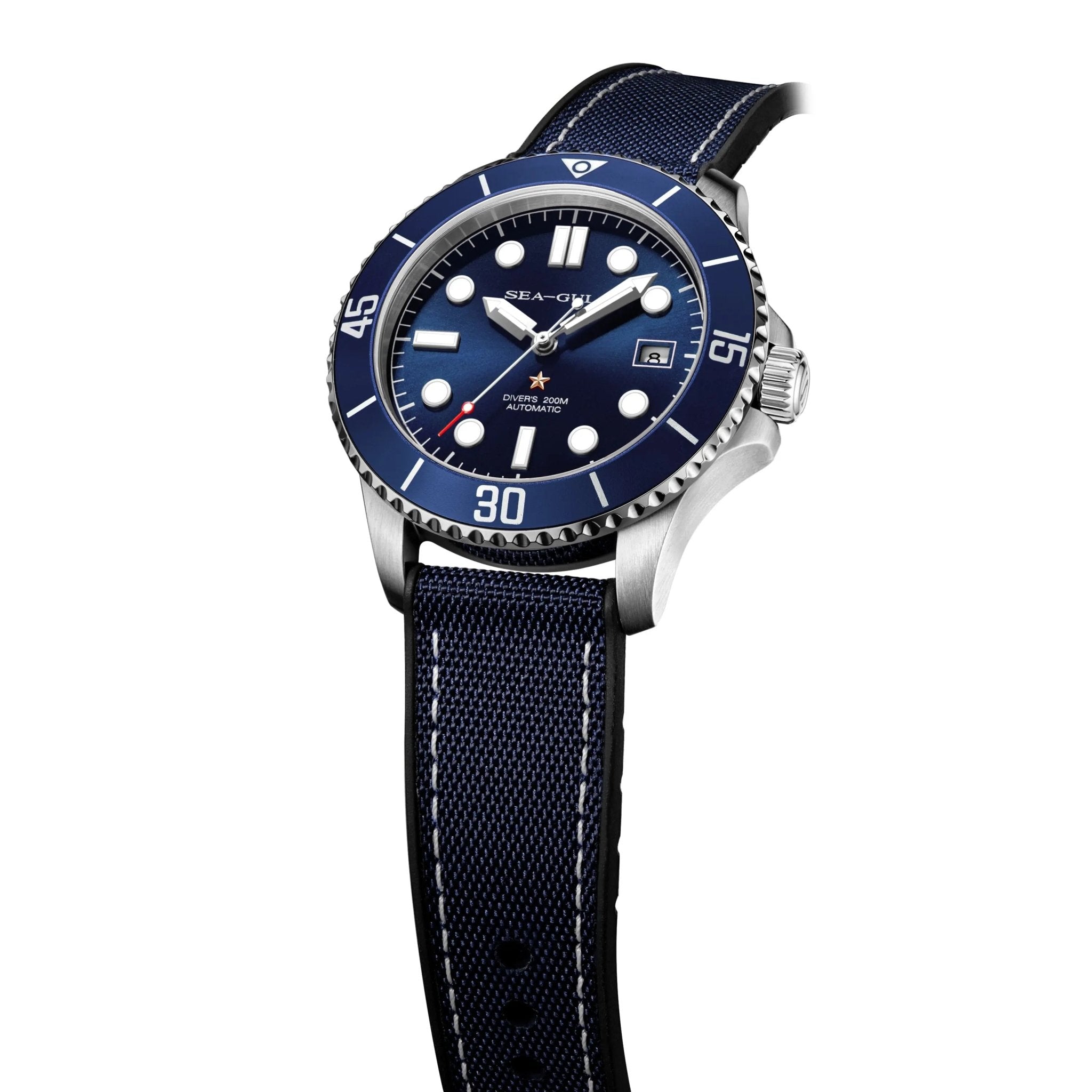 Ocean Series | Entry-level Dive Watch | 200m Waterproof | Calendar | Luminous | 40mm - Sea-Gull Watch Official Store