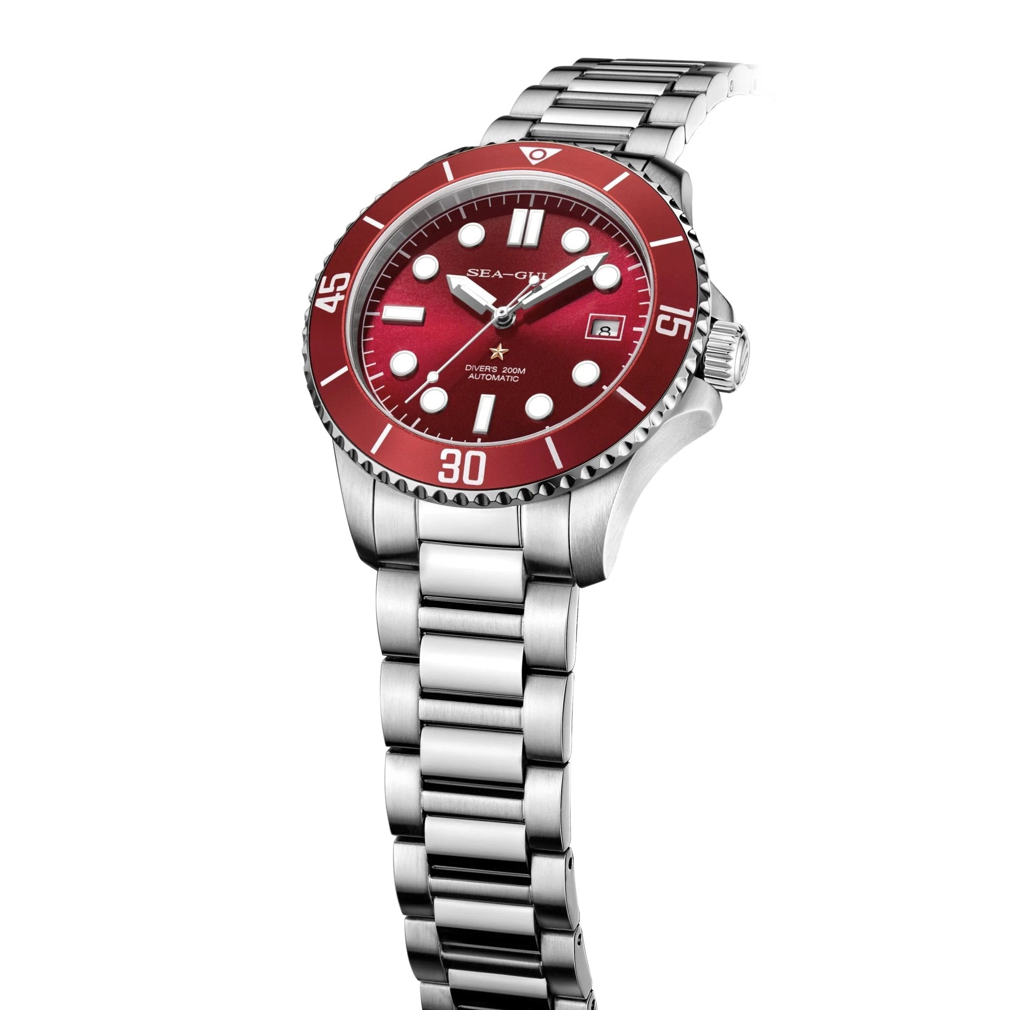 Ocean Series | Entry-level Dive Watch | 200m Waterproof | Calendar | Luminous | 40mm - Sea-Gull Watch Official Store