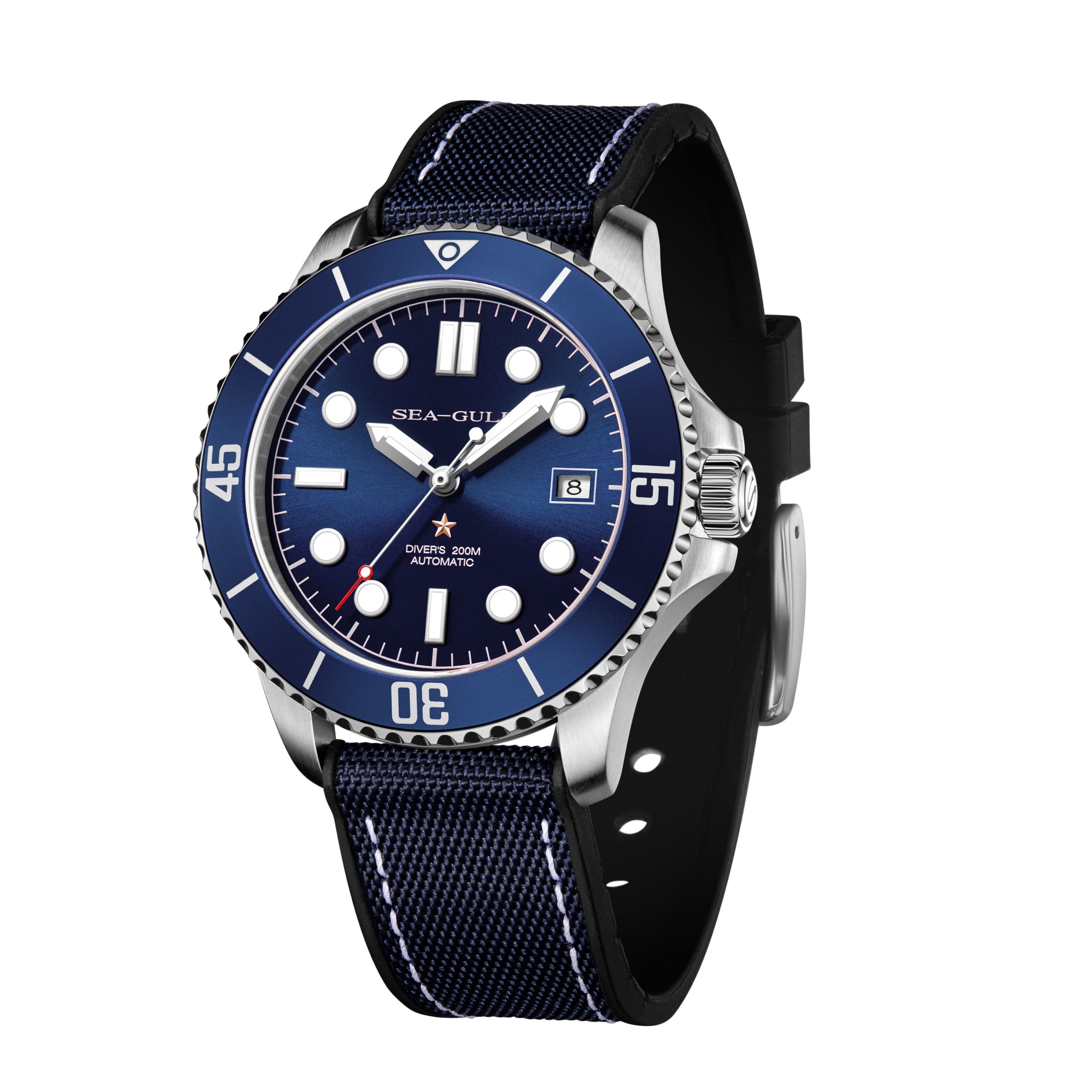 Ocean Series | Entry-level Dive Watch | 200m Waterproof | Calendar | Luminous | 40mm Sea-Gull