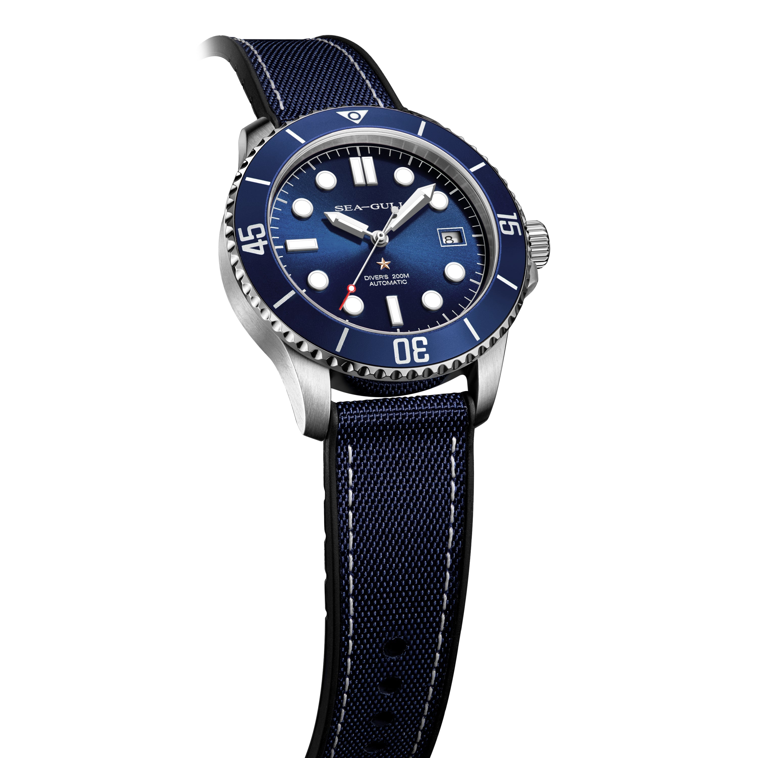 Ocean Series | Entry-level Dive Watch | 200m Waterproof | Calendar | Luminous | 40mm Sea-Gull