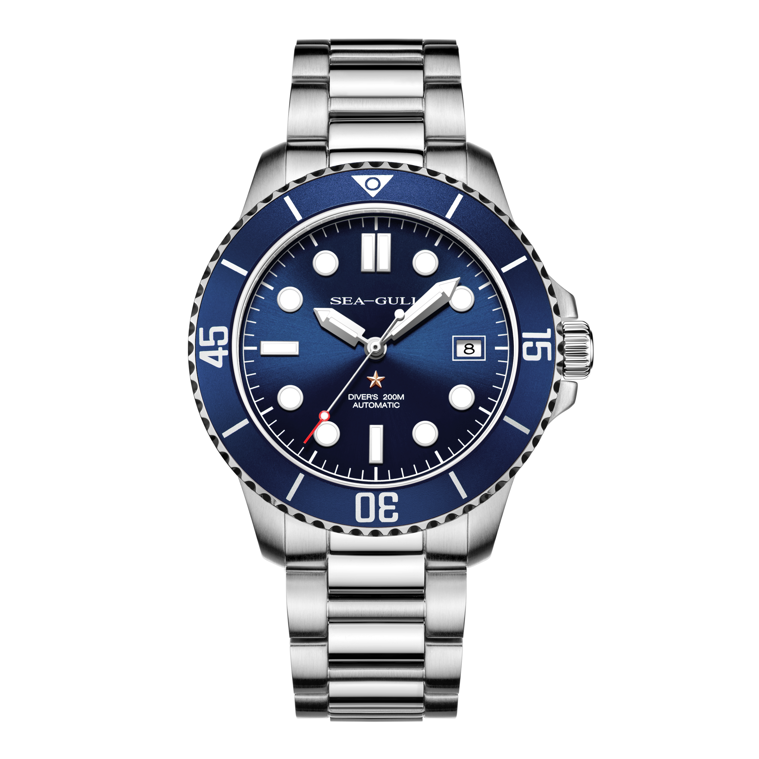 Ocean Series | Entry-level Dive Watch | 200m Waterproof | Calendar | Luminous | 40mm Sea-Gull