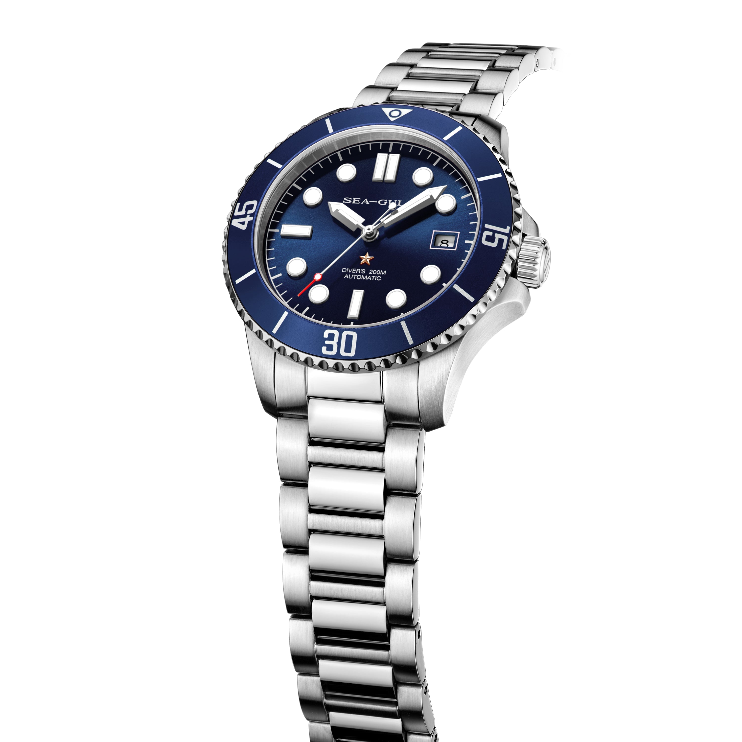 Ocean Series | Entry-level Dive Watch | 200m Waterproof | Calendar | Luminous | 40mm Sea-Gull