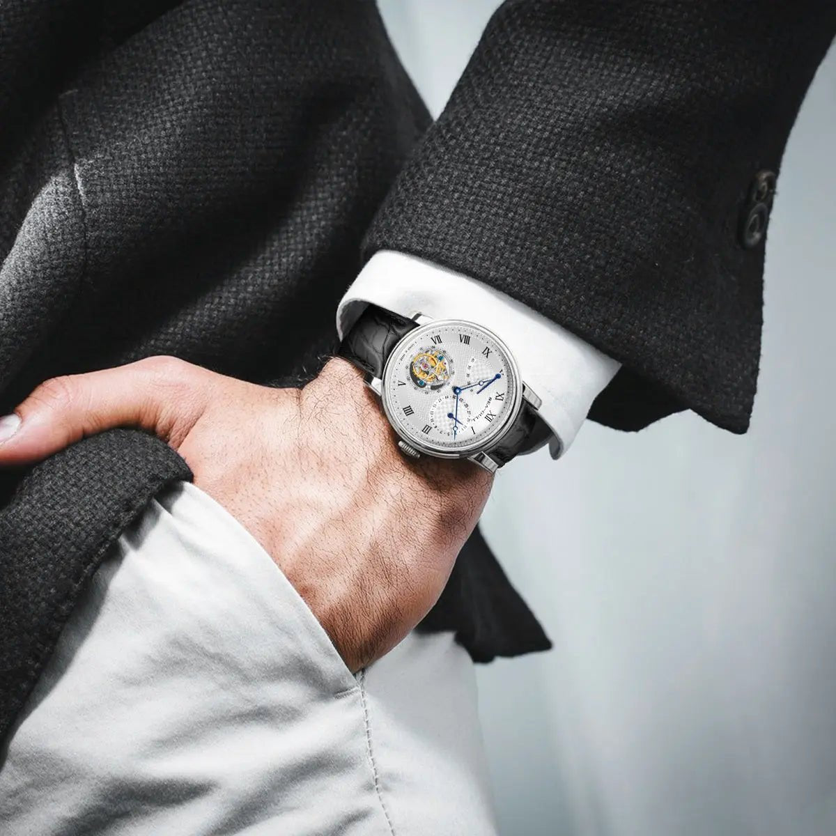 Tourbillon | Heritage Series | Energy Indicator | Calendar | 41mm - Sea-Gull Watch Official Store