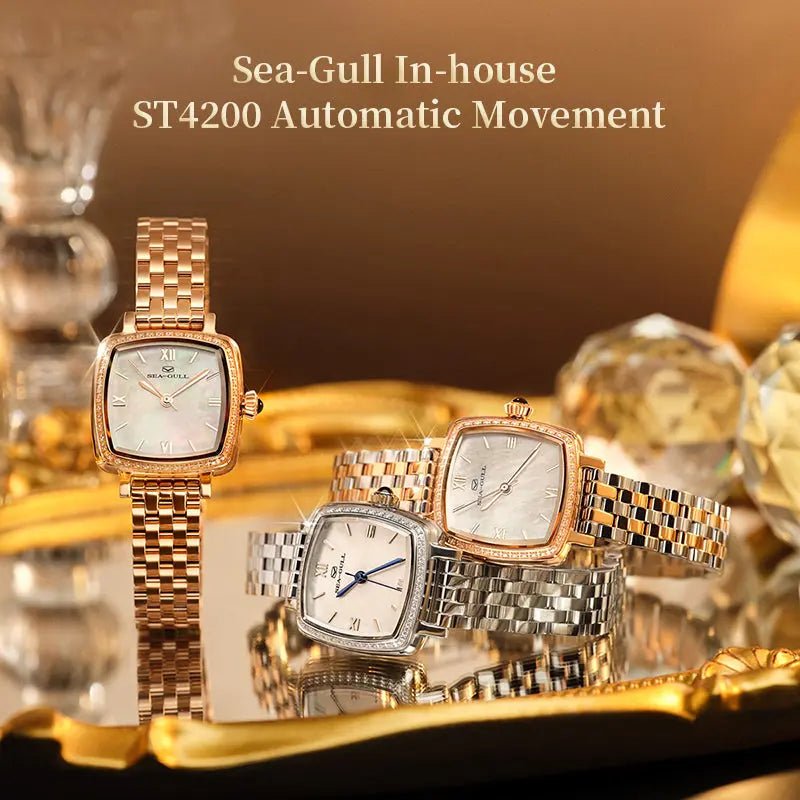 Oriento Series | Cube | Mother-of-Pearl Dial | 25mm - Sea-Gull Watch Official Store