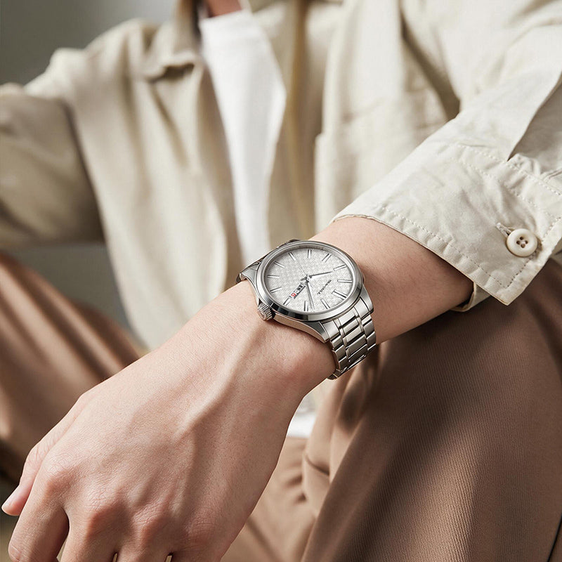 Black Label Series | Luminous | Textured Dial | Bonus Bead Bracelet | 40mm