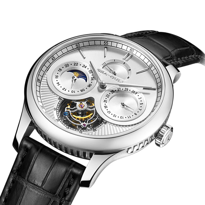 Tourbillon | Moon Phase | Calendar | 41mm Sea-Gull