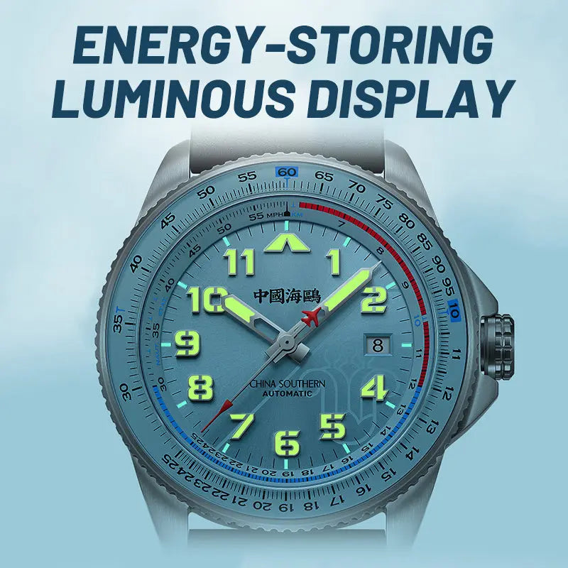 Csair Collaboration | Sky Series | Tachymeter | Luminous | Pilot | 42mm Sea-Gull