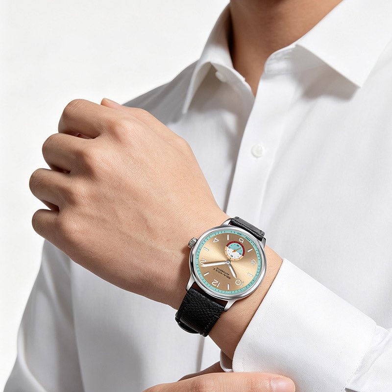 Bauhaus | Small Second | Horizon Sunburst | 40mm - Sea-Gull Watch Official Store