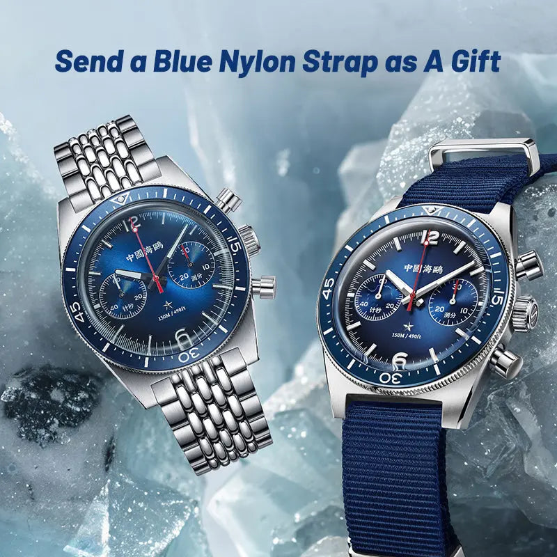 1984 Antarctic Expedition | Vintage | 150M Waterproof | Chronograph | 40mm Sea-Gull