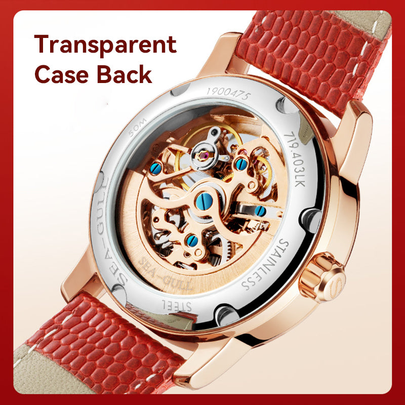 Elegant | Skeleton | Fashion | 34mm Sea-Gull