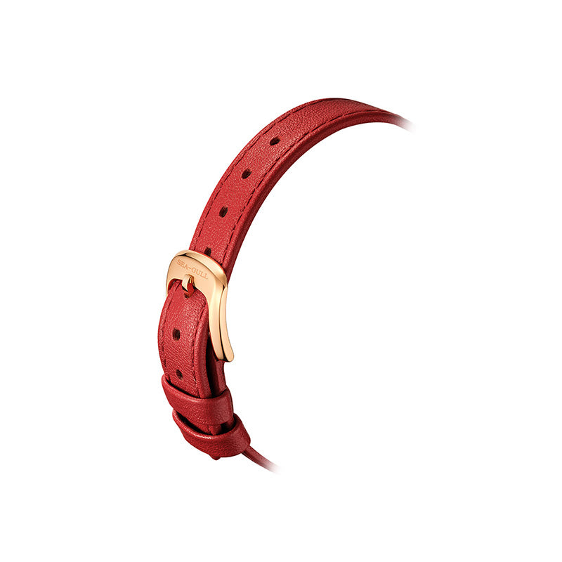 Red Mother-of-Pearl Dial | Small Dial Automatic Lady Watch | 27mm