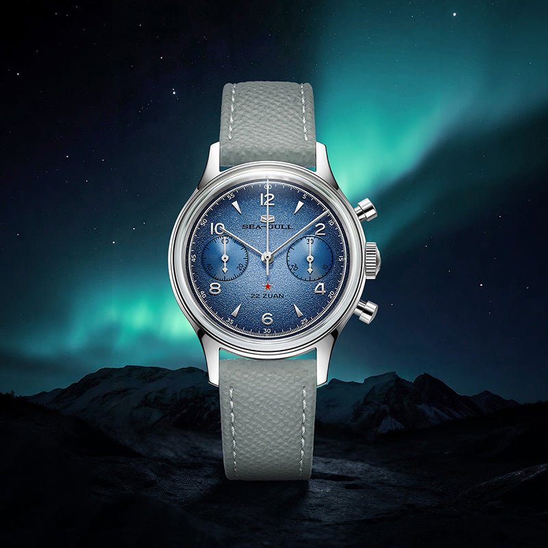 Seagull 1963 Series | Aurora Edition | Chronograph | Premium |37.3mm - Sea-Gull Watch Official Store
