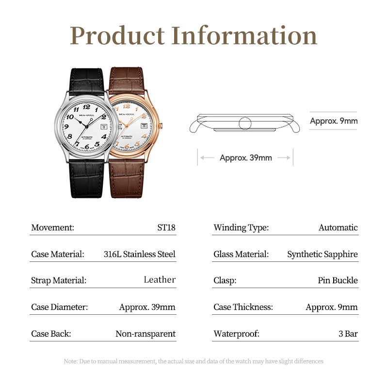 Ultra-Sottile | Business | Calendario | 39mm