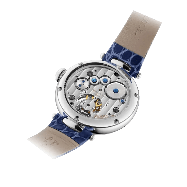 Tourbillon | Cadran émaillé | Série Héritage | Serti de diamants | 38 mm Sea-Gull