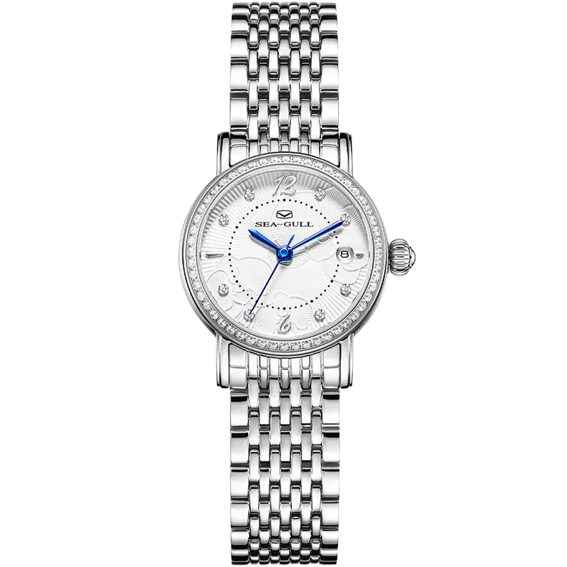 Flower Dial | Calendar | Moth Orchids Pattern | 27mm Sea-Gull