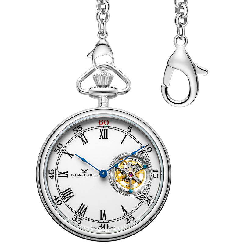 Tourbillon | Roman Numeral Dial | Pocket Watch | 47mm