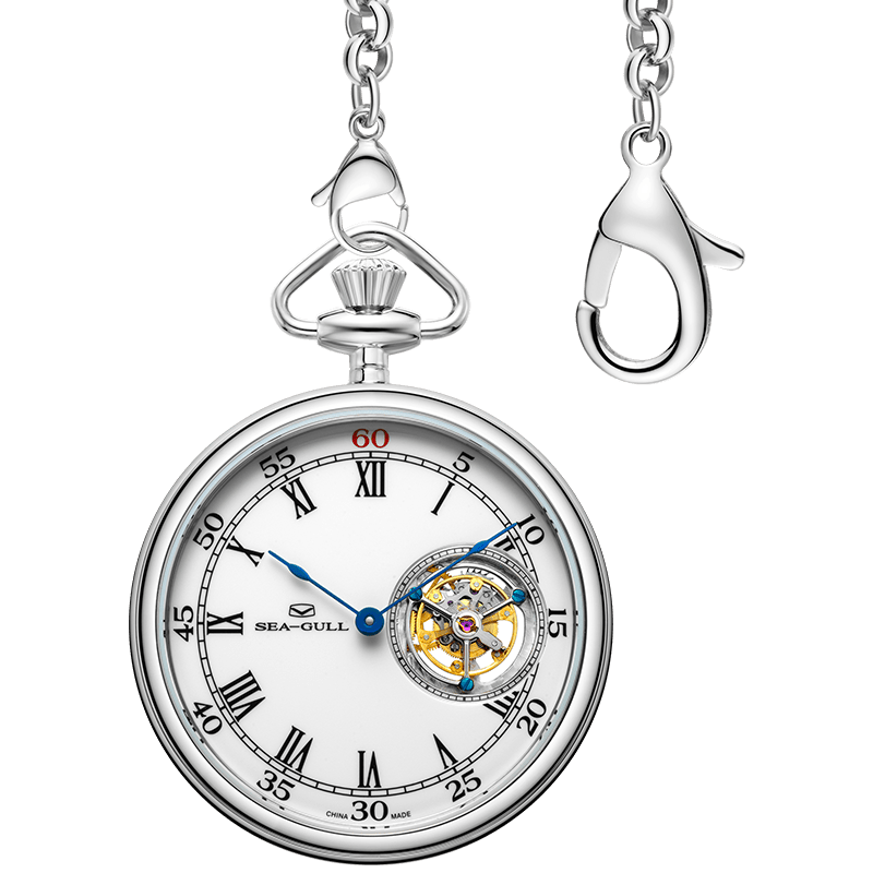 Tourbillon | Roman Numeral Dial | Pocket Watch | 47mm - Sea-Gull Watch Official Store