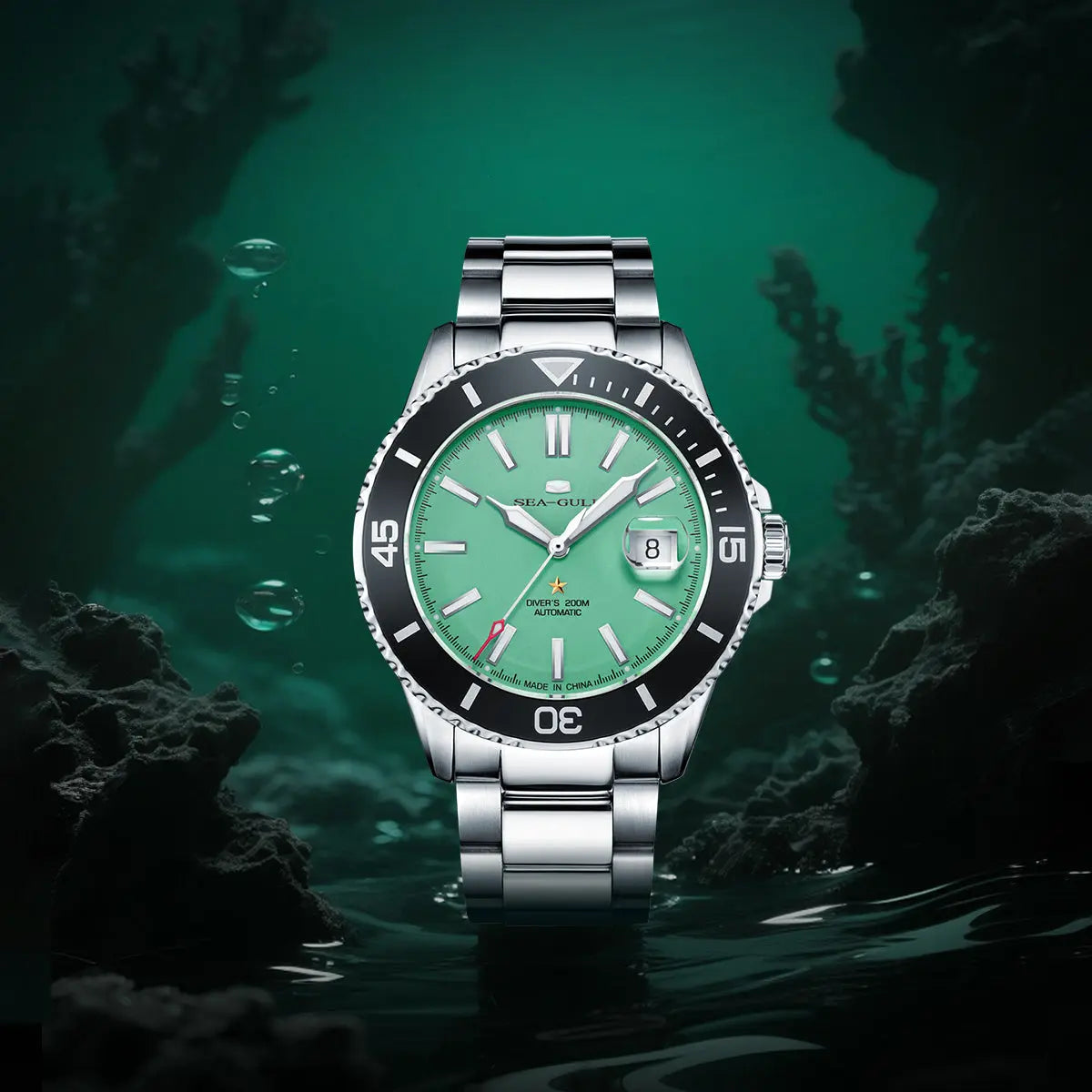 Ocean Series | Calendar | Luminous | 200m Waterproof | 44mm Sea-Gull