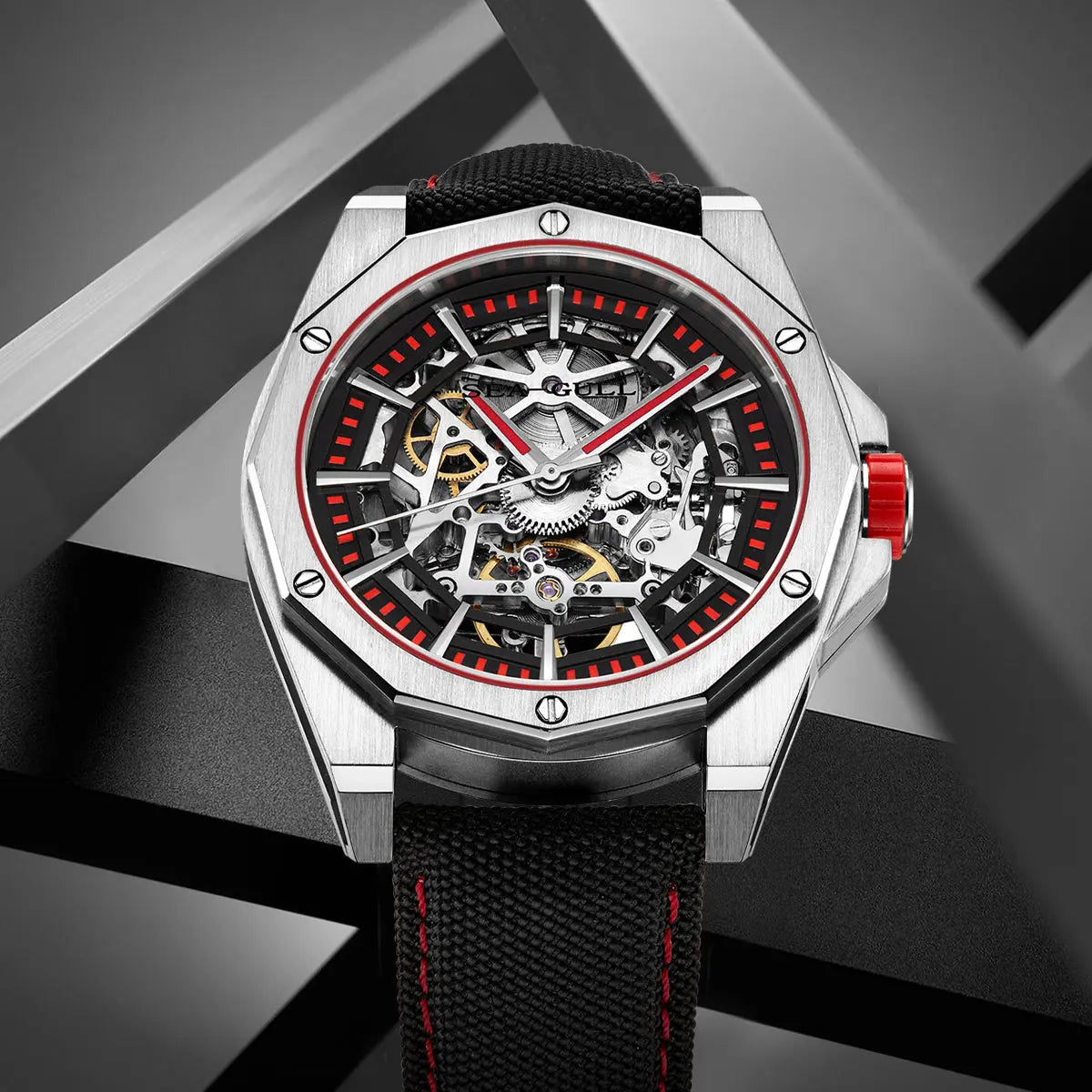 Straßenoberhaupt-Serie | Voller Skelett | Leuchtend | 43mm