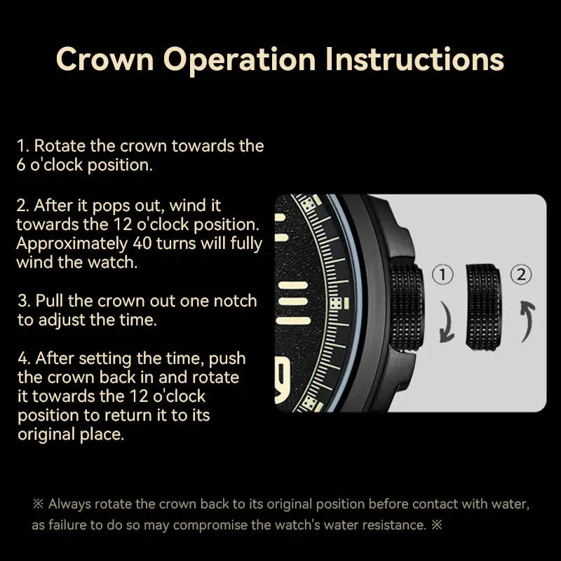 Vintage | Chinese Style Dial | Luminous | Black Warrior Edition | 43mm Sea-Gull