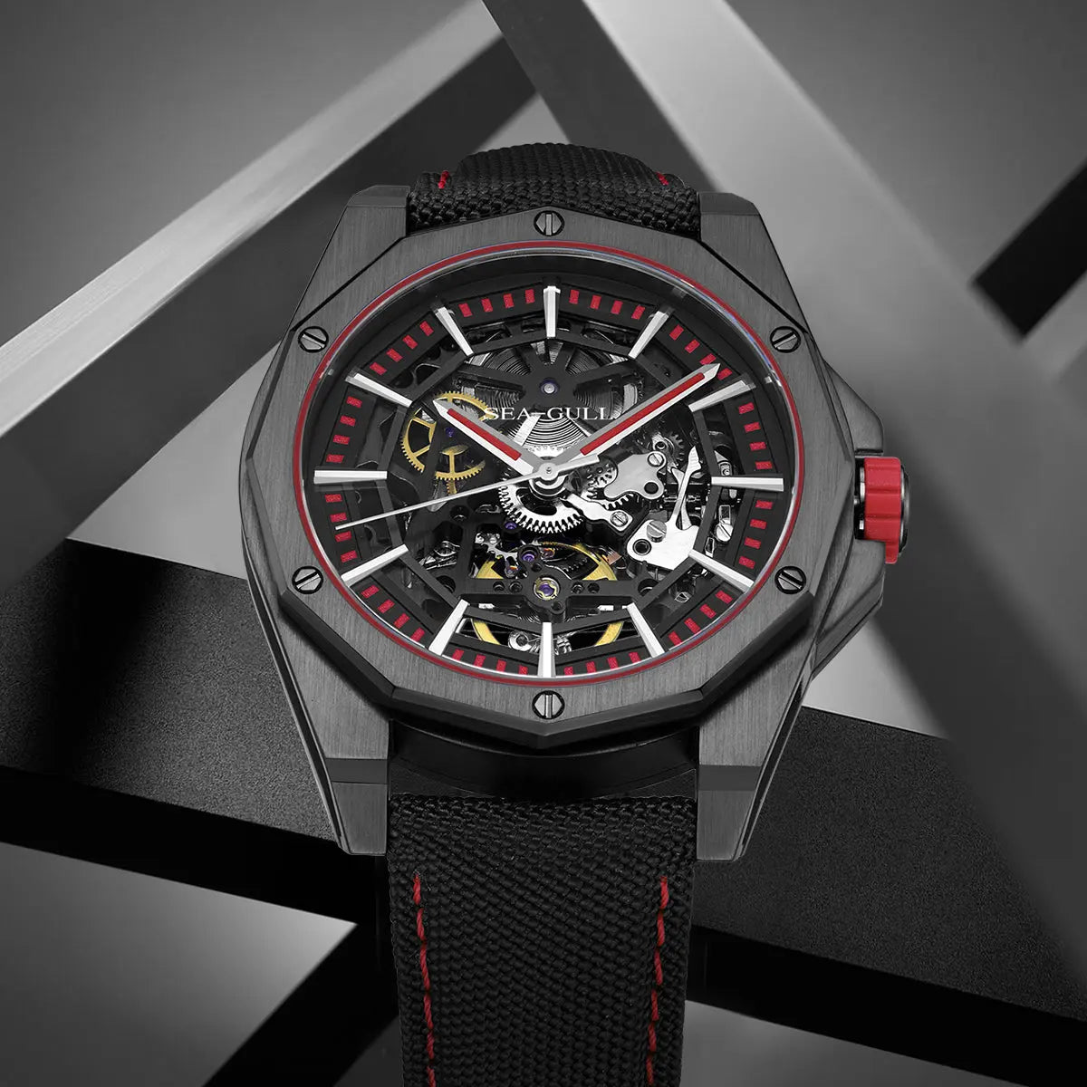 Straßenoberhaupt-Serie | Voller Skelett | Leuchtend | 43mm